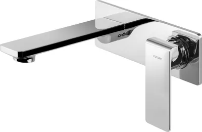 Productafbeelding van BADLAND Wastafelmengkraan, inbouw, model TRINO, chroom, voor badkamers