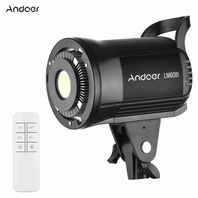 Zdjęcie produktu dla Przenośne oświetlenie LED do fotografii, lampa studyjna do wideo o mocy 60W, z regulacją barwy od 2800K do 5600K, możliwość regulacji jasności oraz sterowanie za pomocą pilota, idealna do fotografii ślubnej i transmisji na żywo
