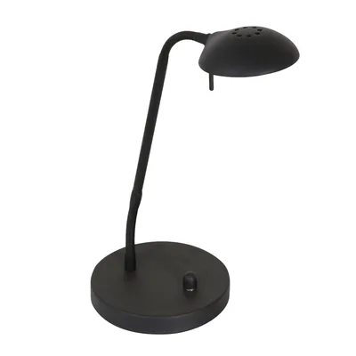 Obrázok produktu pre Mexlite - stolná lampa - Biron - čierna - sklo kov - stolová lampa - LED - 7502ZW