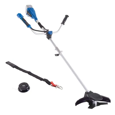 Produktbild von Scheppach Akku Freischneider Rasentrimmer BC-BCH330 - 20V | 330mm Schnittbreite Rasentrimmer | 255mm Schnittbreite Motorsense | Trageriemen & Spule