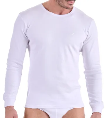 Produktbild von Navigare Herren 113 (Pacco Da 3) Langärmliges Unterhemd, Weiß, XL (3er Pack)