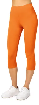 Image de Merry Style Leggings 3/4 pour femmes en viscose MS10-144 (Orange, M)