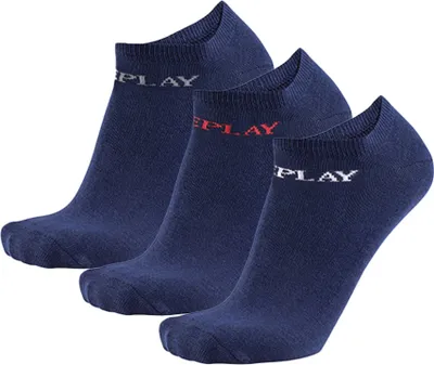 Produktbild von Replay C100628 | In Liner Socks (3 Pair Banderole) 35/38 bis 43/46 - Farbe: Dark Blue - Größe: 39/42