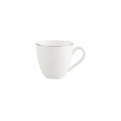 Image de Villeroy & Boch Vorteilset 6 Stück Anmut Platinum No.1 Mokka-/Espressoobertasse Premium Bone Porcelain weiß handbemalt 1046361420