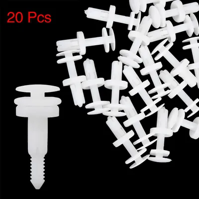Image de 20pcs Voiture Nylon Panneau Garniture Porte Pousser Type Retenue Clip 15960325