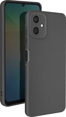 Image de Avizar, étui en silicone SoftGlow pour Samsung Galaxy A06, appareil photo protégé, noir