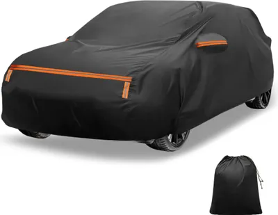 Produktbild von Autoabdeckung fš¹r Honda Vezel Aluminiumfolie Baumwolle Outdoor Vollabdeckung Autoabdeckung Alle Wetter Wasserdicht Winddicht Sonne Regen Schnee Schutz mit Tš¹rrei?verschluss