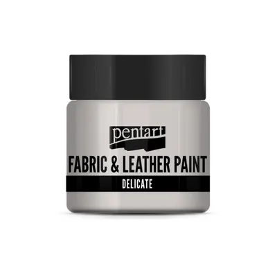 Obrázok produktu pre PENTART Jemná farba na textil a kožu, 50 ml, strieborná