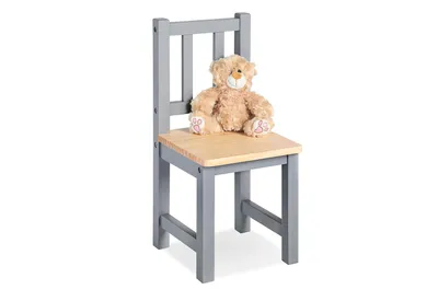Image de Chaise d'enfant 'Fenna', gris/naturel