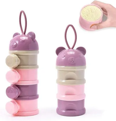 Zdjęcie produktu dla Pudełko na mleko w proszku, pojemnik, białe, małe