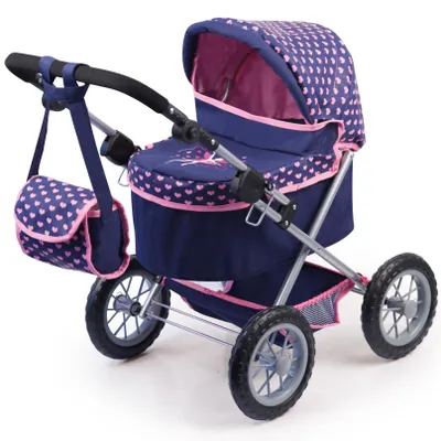 Image de poussette de poupée bayer Trendy bleu foncé