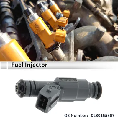 Image de 1 Pièce Injecteur De Carburant No.0280155887 Pour Ford Escape 2.0 2001-2004 Moteur De Voiture Débit Correspondant Buse De Carburant