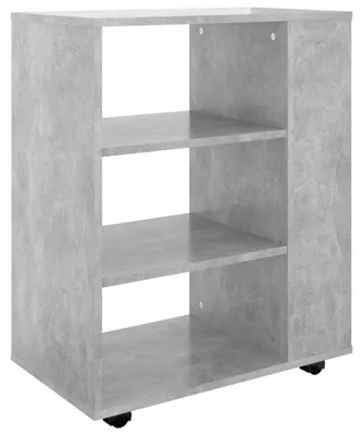 Obrázok produktu pre vidaXL Mobilná skrinka Betónová sivá 60x35x75 cm Drevo Materiál