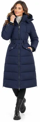 Produktbild von Winter Jacke Parka Steppjacke Steppmantel Wintermantel Lange Mantel, KI-generiertes Bild