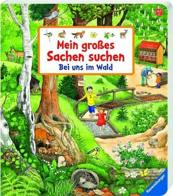 Produktbild von Mein großes Sachen suchen: Bei uns im Wald
