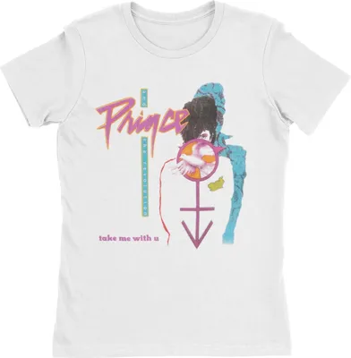 Produktbild von Prince - "Take Me With U" T-Shirt für Damen RO745 (M) (Weiß)