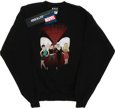 Produktbild von Marvel - "Women Of Spider-Man" Sweatshirt für Herren BI41072 (L) (Schwarz)