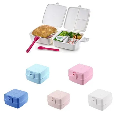 Immagine prodotto di Contenitore multiuso per pane e pranzo con posate (02 1164) Turchese