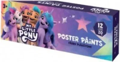 Zdjęcie produktu dla Farby plakatowe My Little Pony 12 kolorów 20 ml