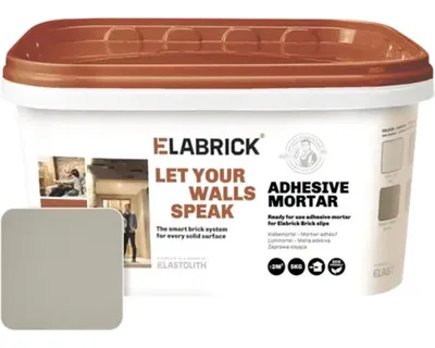 Produktbild von Elabrick Klebemörtel hellgrau 5 kg
