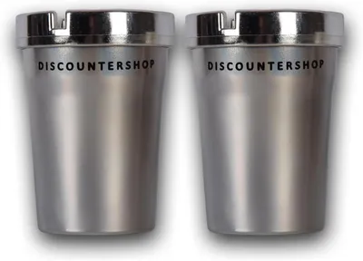 Produktbild von Aschenbecher mit Deckel, kompakt, 10 cm, leicht, für Auto und Küche