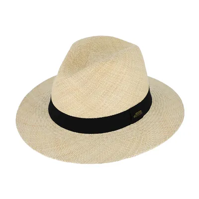 Produktbild von Fiebig Panamahut Traveller mit Ripsband uni Natur Gr. 55