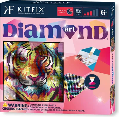 Immagine prodotto di Kitfix Set fai da te Diamond Art Tiger