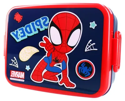 Produktbild von Lunchbox Spidey Lunch Bunch 16x13x5 cm rot und blau
