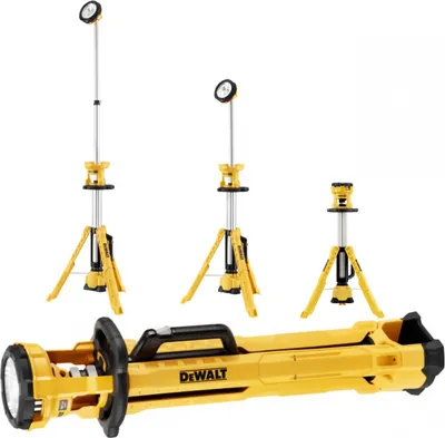 Obrázek produktu pro DeWALT DCL079-XJ, LED, Černá, Žlutá, Stojací pracovní světlo