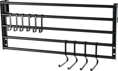 Produktbild von CENTA Wandregal REGULUS 600 x 280 mm schwarz matt