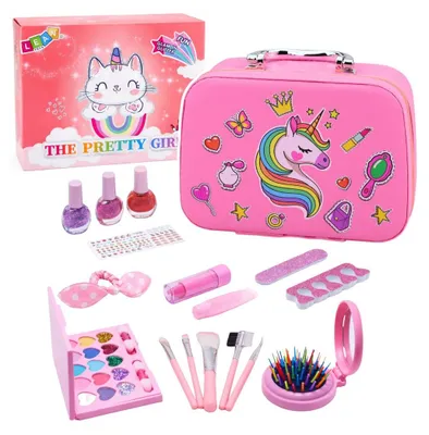 Immagine prodotto di Set di bellezza con unicorno, trousse, accessori per unghie e cosmetici