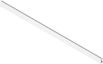 Image de BLUM LEGRABOX : façade avec rainure, longueur 1043 mm, aluminium blanc satiné