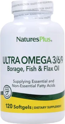 Produktbild von Natures Plus Ultra Omega 3/6/9 - 120 Softgels
