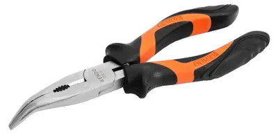 Obrázok produktu pre KENDO kliešte s ohnutými polokrúhlymi čeľusťami, 160 mm