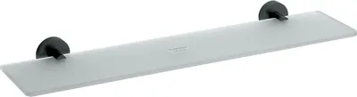 Produktbild von BARK Glasablage Glas Messing Schwarz 600x55x130 mm für Bad & Küche >> zum Bohren