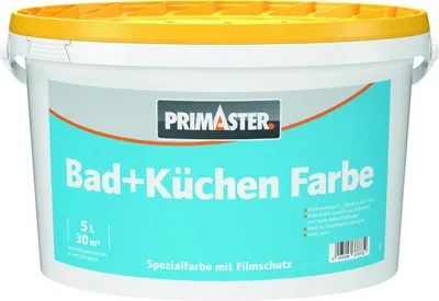 Produktbild von Primaster Bad- und Küchenfarbe weiß 5 L