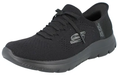 Produktbild von SKECHERS Slip-Ins Damen Schlupfsneaker schwarz Textil vegan -  Größe: 42