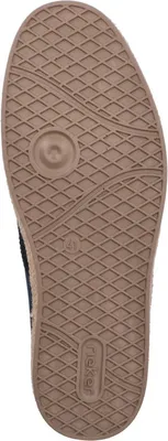 Produktbild von Rieker Herren Slipper Espadrille mit Lederdecksohle Komfortweite G 1/2 B2661, Größe:44 EU, Farbe:Blau
