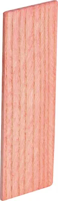 Produktbild von Verglasungsklötze Holz Esche lackiert | Holzklotz 80x26x1,3 mm | 200 Stück Glaserklötze rot