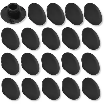Produktbild von 20x Abdeckkappen M6 schwarz schraubenkappen Innensechskant Zylinderschrauben Schutzkappen CHC FHC
