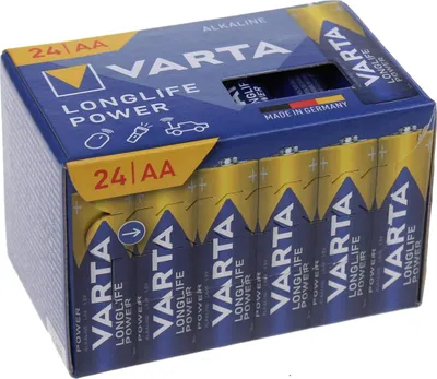 Produktbild von Varta Longlife, Einwegbatterie, AA, Alkali, 1,5 V, 12 Stück(e), 50,5 mm