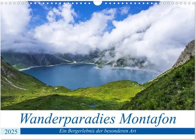 Produktbild von Wanderparadies Montafon (Wandkalender 2025 DIN A3 quer), CALVENDO Monatskalender