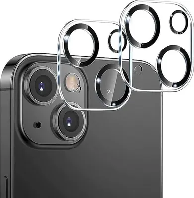 Produktbild von Kameraschutz für iPhone Kameraglas – 9H Gehärtet, Ultra-Kratzfest Passgenauer Schutz – IPhone 13 / 13 Mini / 2 Stück