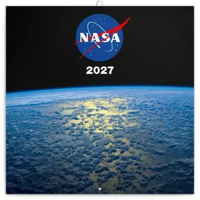 Obrázok produktu pre NOTIQUE, zápisník-kalendár NASA, rok 2027, formát 30 x 30 cm