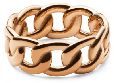 Image de Bagues Daniel Wellington Rosé 12 Collection Chunky Chain - femme