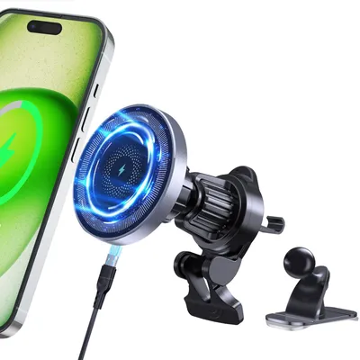 Immagine prodotto di MANKIW Supporto magnetico per auto con caricabatterie, compatibile con iPhone 17-12
