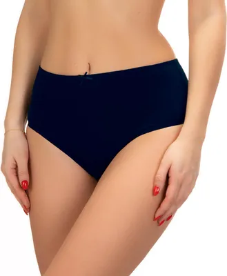 Zdjęcie produktu dla LAMA Figi Damskie Wysokie GRANATOWE r. L, 2 szt.