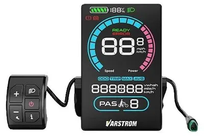 Produktbild von Mittelmotor-Kit, Hohes Drehmoment, Breite Kompatibilität, VD618  (0-9 Pas)-a, 44T BBS01B 36V 250W, Bremsensensor