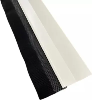 Produktbild von Brustblech Alu weiß RAL 9010 mit 13 cm langer Schürze 1 m