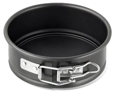 Produktbild von Zenker Springform Ø 12 cm SPECIAL - MINI, kleine Backform mit Flachboden aus Stahlblech, runde Kuchenform mit Antihaftbeschichtung (Farbe: Schwarz)